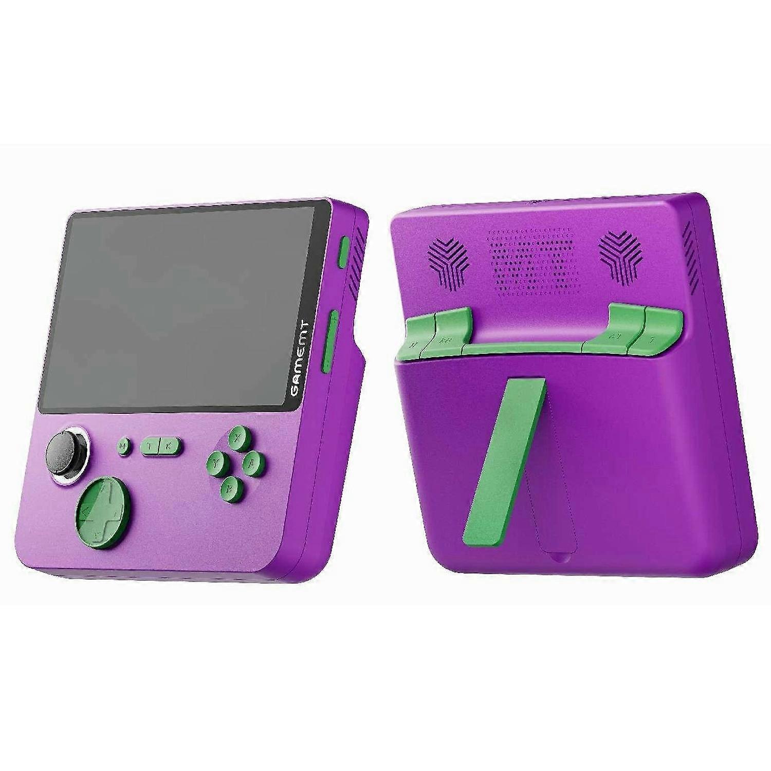 3pc E5 5.0" Retro Handheld Game Console TV Output with 32G Card - Purple