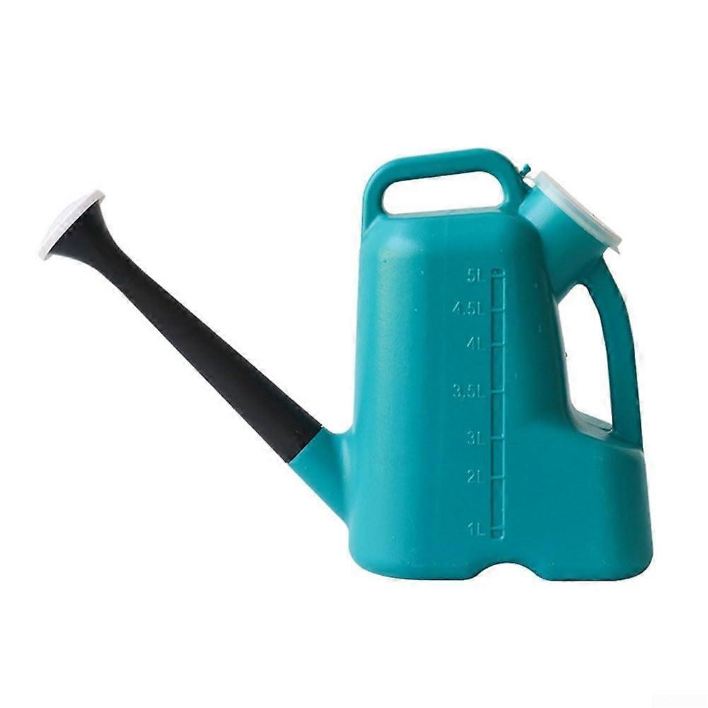 Functional Plastic Sprinkler Kettle Even Distribution of Water to Plants Blue Plastic Garden Watering Tool