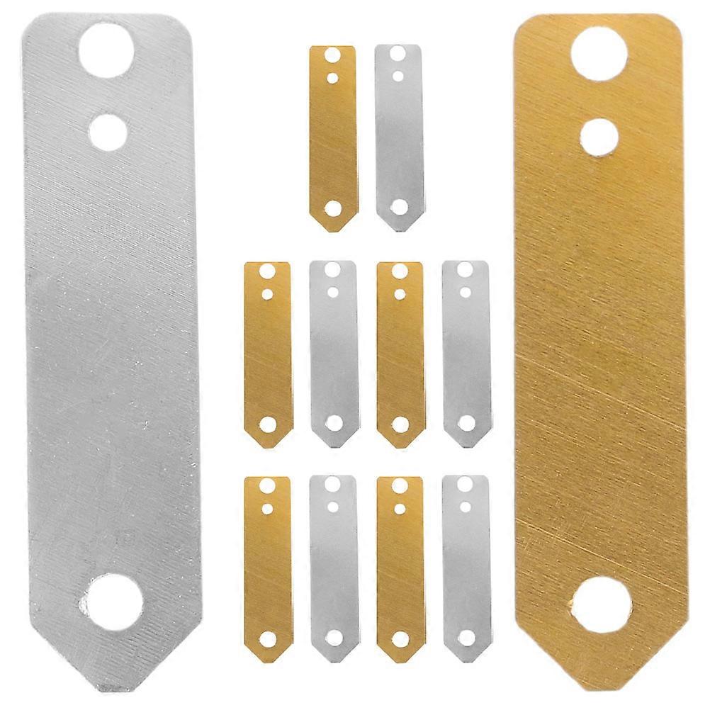 Zinc Copper Electrode Strips for Scientific Experiment Kit 12Pcs Materials