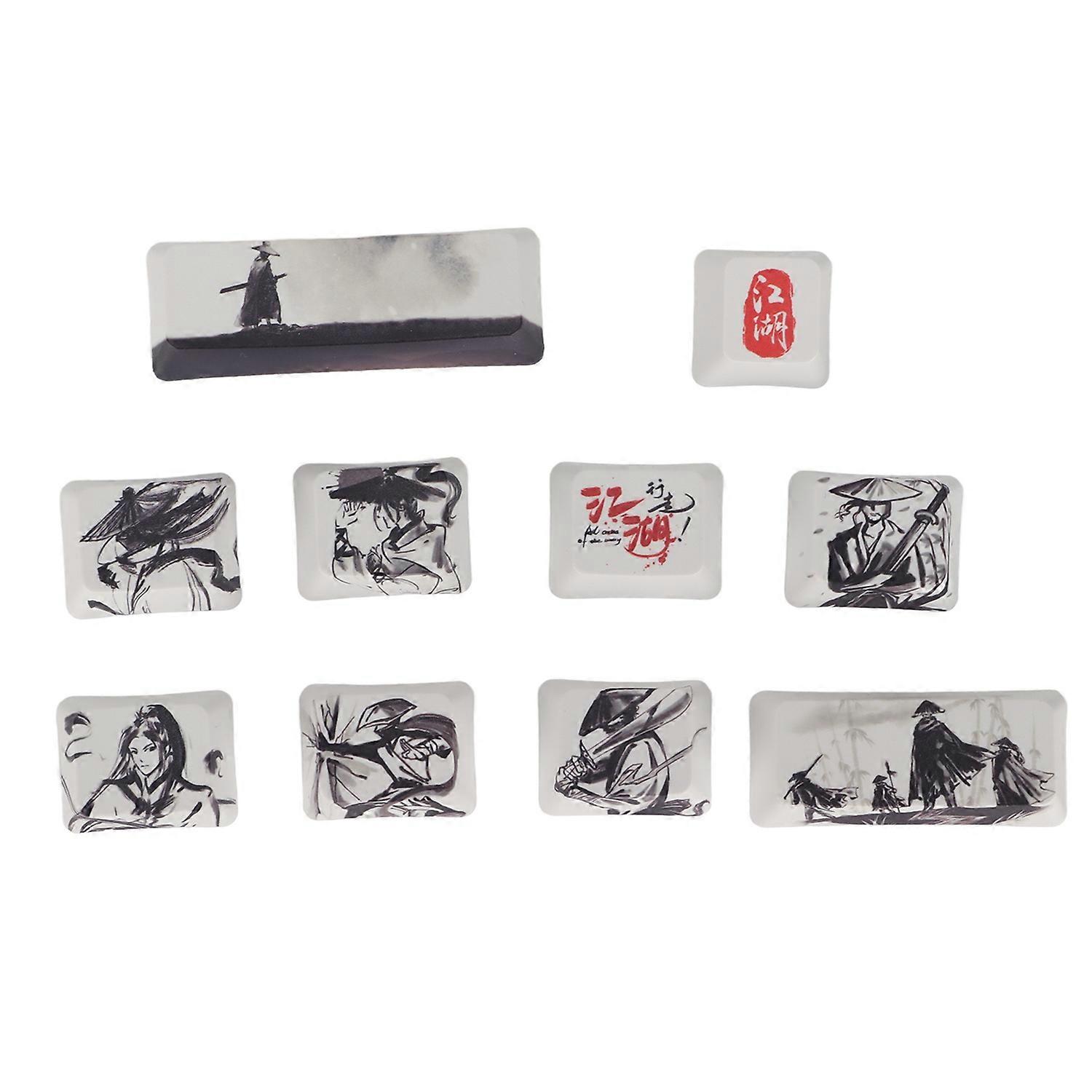 Feature:
1. [10 Key DIY] This model is a replacement keycap with 10 keys. You can DIY your own mecha