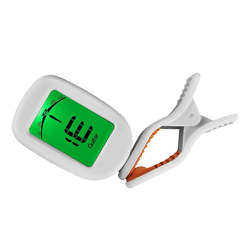 Professional Clip-On Guitar Tuner Durable Musical Instruments Tuner Plastic Metal Music Practice 1Pc