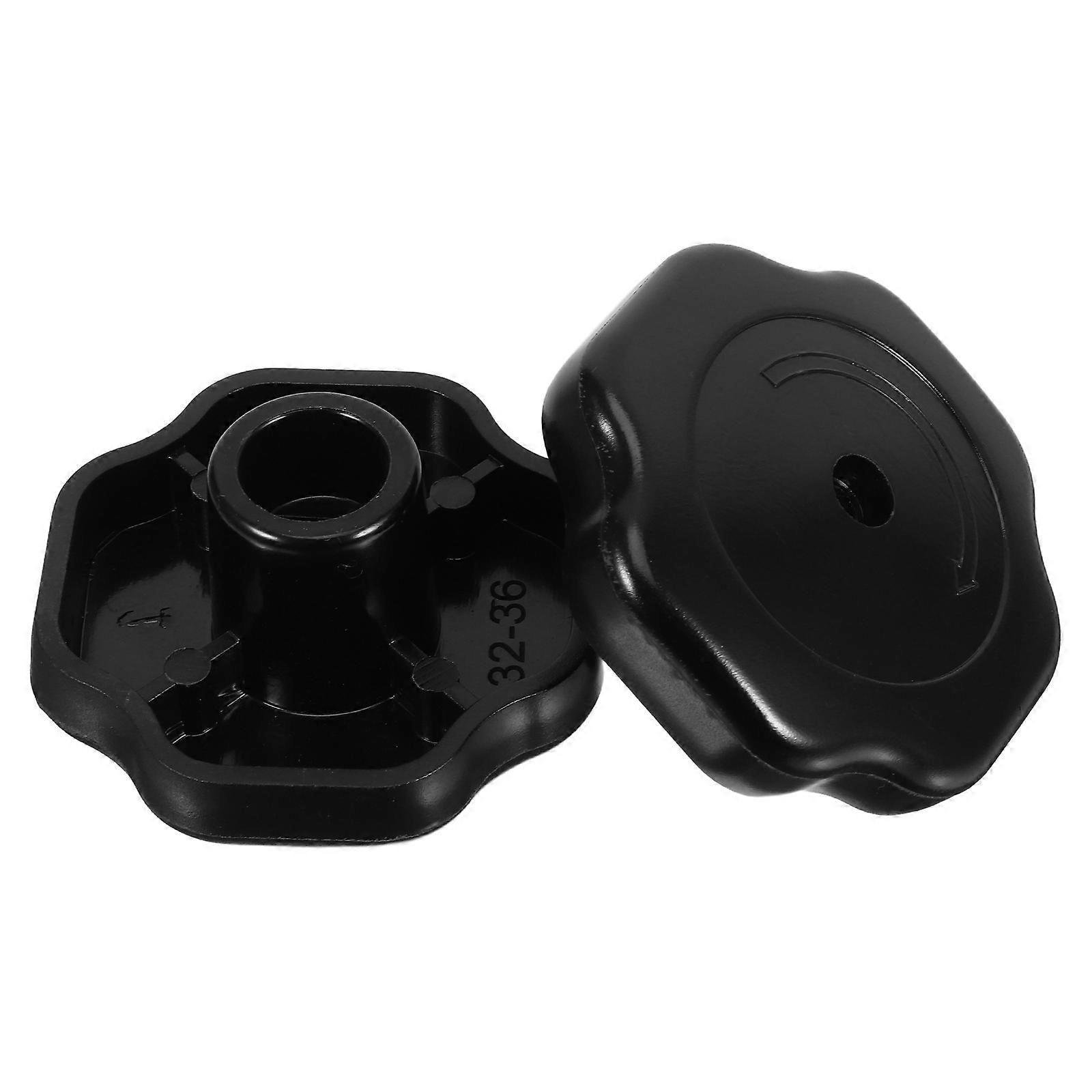 Pressure Cooker Accessory Lid Knobs 19mm Hole Distance Round Shape Plastic Material 2Pcs