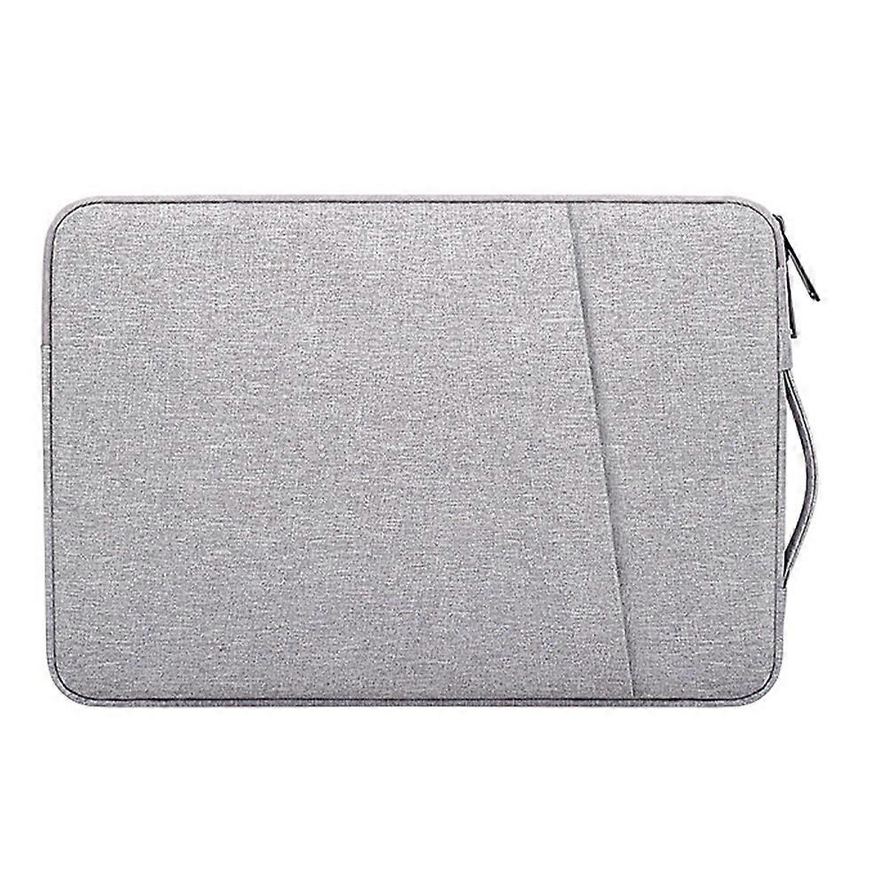 Multifunctional Notebook Bag Portable for Storage 2Pcs Laptop Protective Bag Light Grey