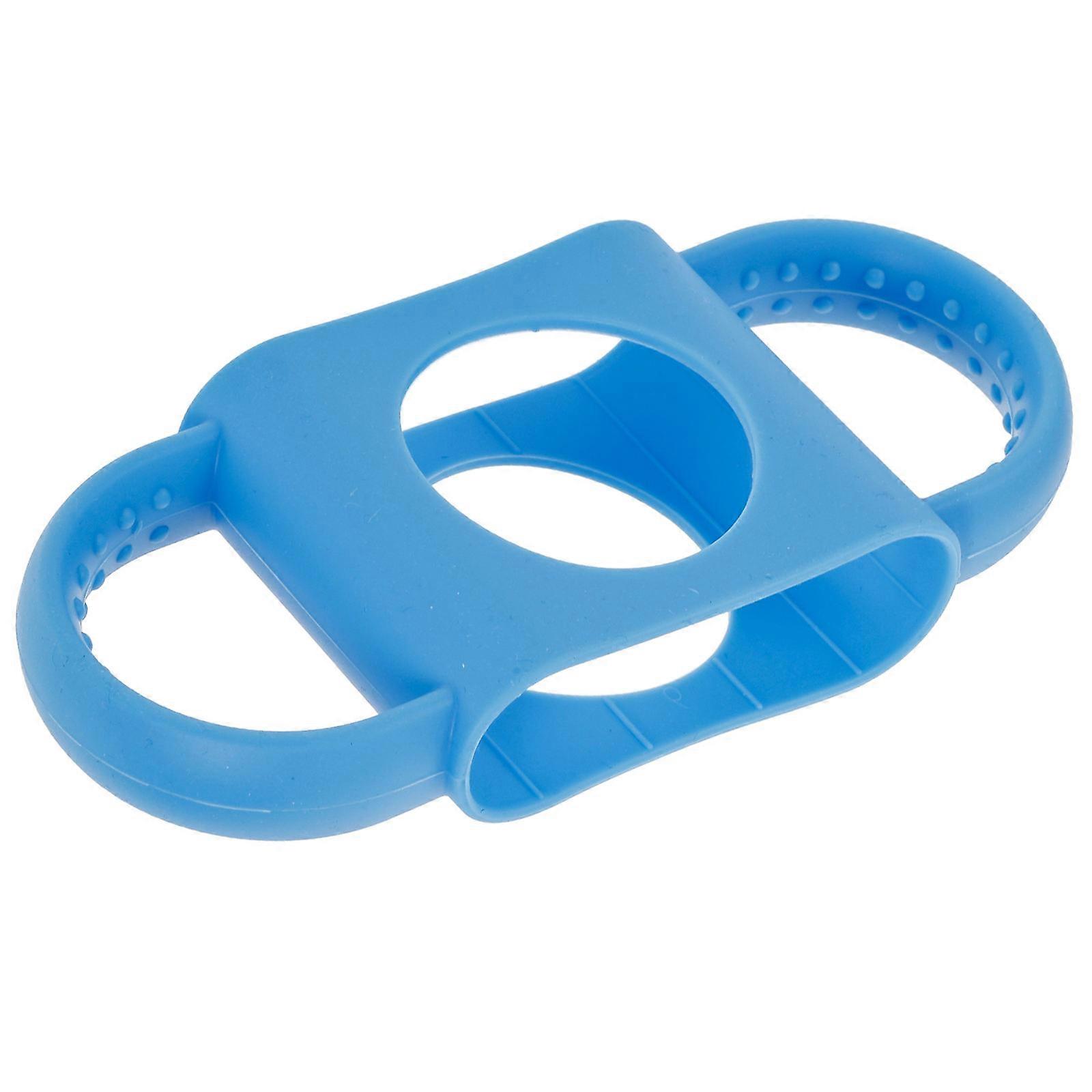 4Pcs Silicone Baby Bottle Handle For Children With Stable Grip Perfect For Baby Care In Blue