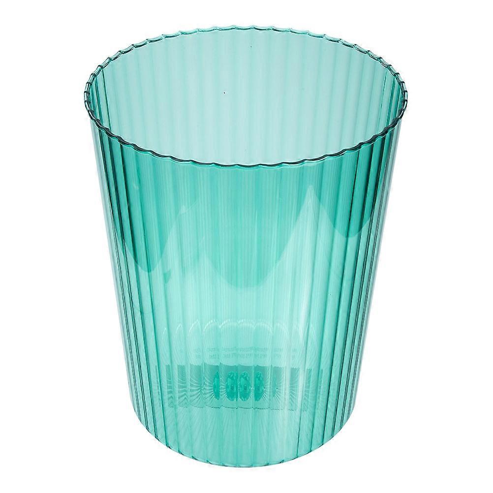 Creative Clear Paper Bucket Waste Collection Plastic Bathroom Storage Bucket 28X22.5CM 1Set