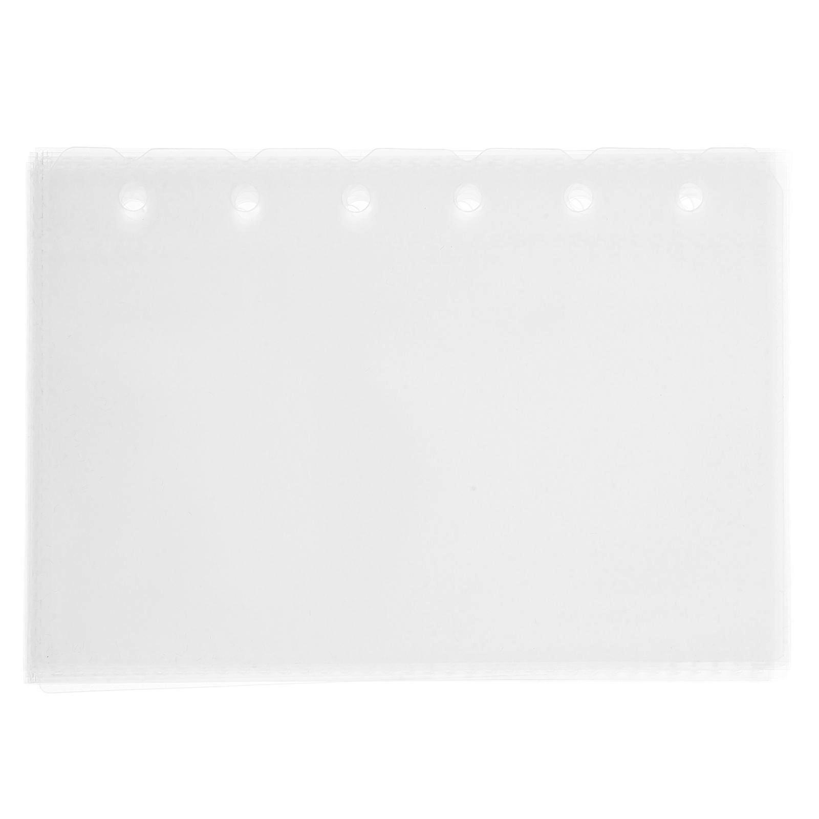 Transparent Scrapbook Refill Pages for Organizing Scrapbook Binder 208Pcs PVC