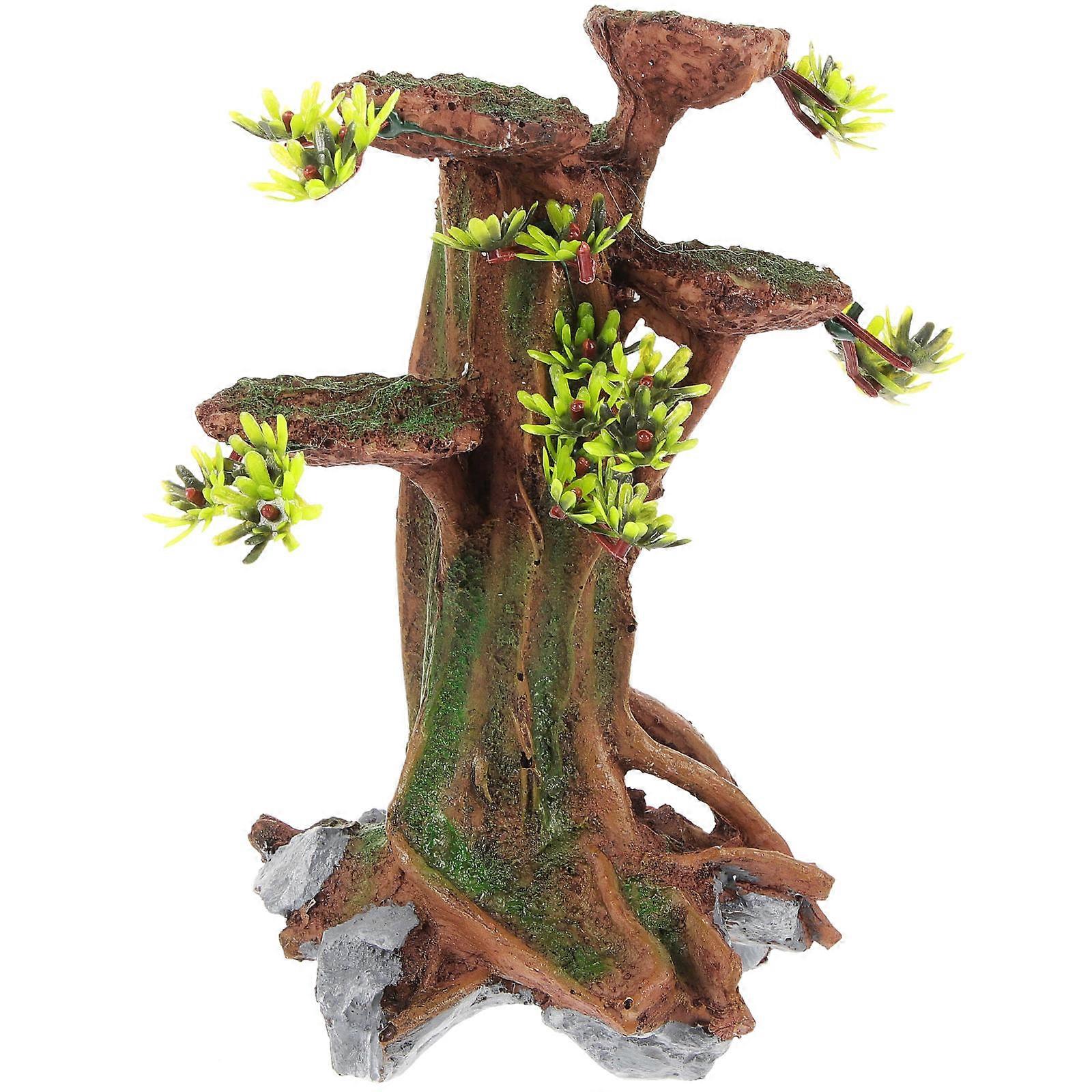 Decorative Fish Tank Aquarium Stump Resin Tree Trunk 3Pcs Set
