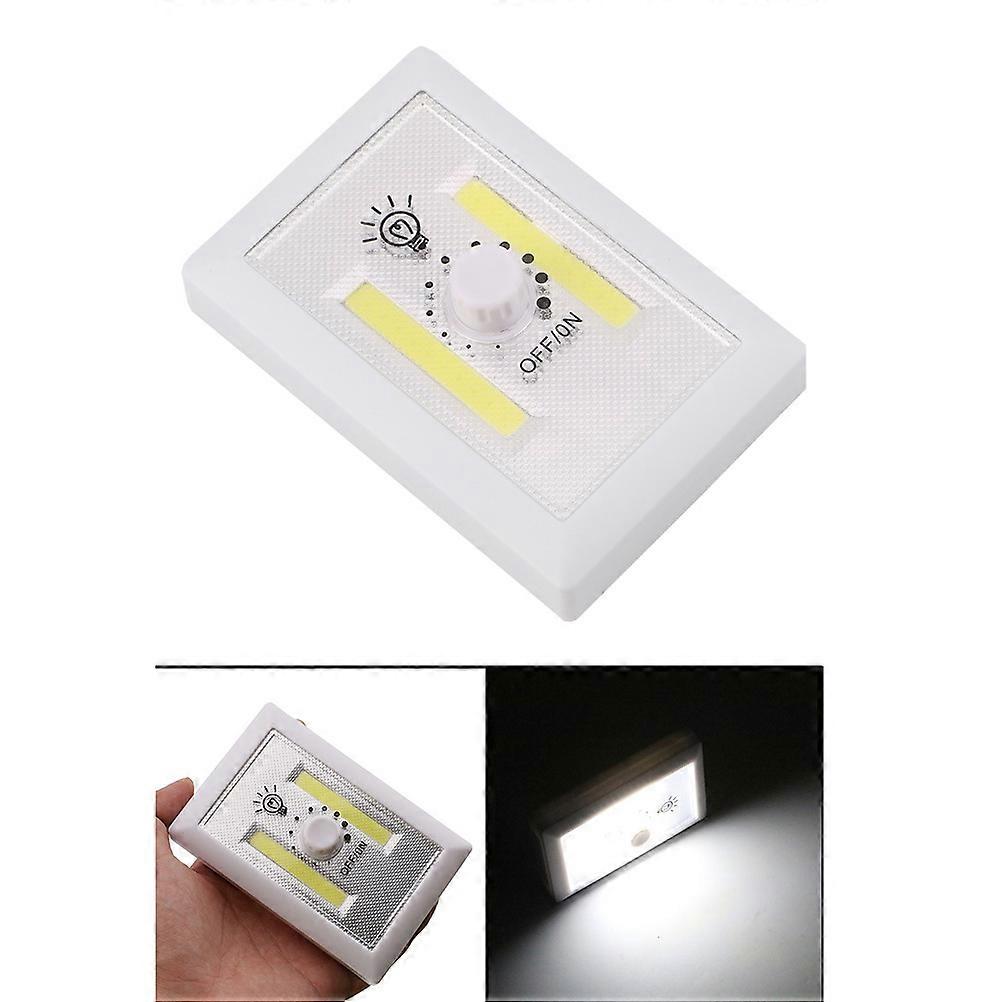 Cob Bedside Wall Lights Wardrobe Lamp for Lighting White 4Pcs Bright Light