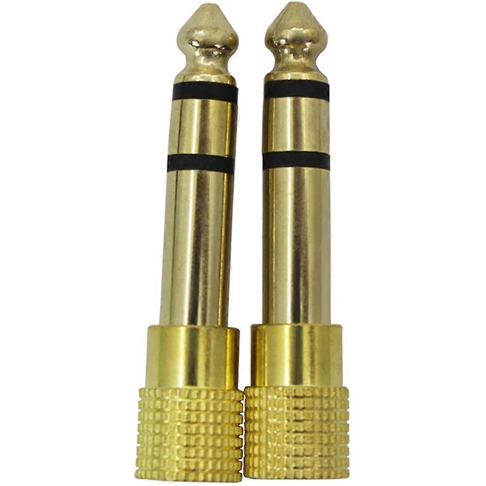 Audio Adapter 3.5mm To 6.5mm Headphone Jack Plug For Smartphone Daily Use Metal Design 8Pcs
