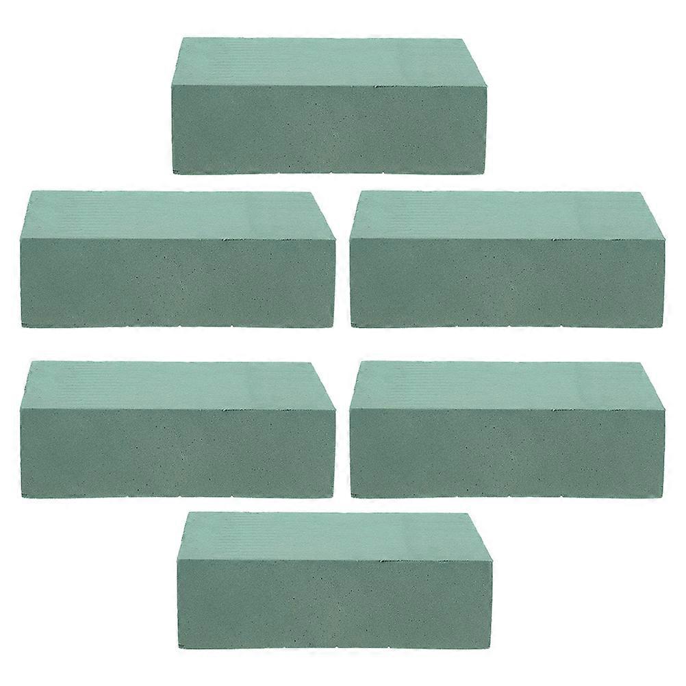 Flower Sponge Blocks Kit 6Pcs Durable Base Material For Hobbyists Hotels 23.00X10.30X7.00CM