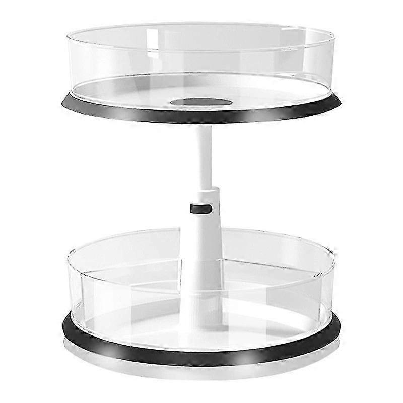 Height Adjustable Rotating Cabinet Non-Skid Spice Rack for Kitchen 2025