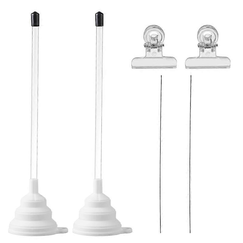 Beading Funnel & Tools Kit for Clay Beads - 2Pack Beading Tools with Needles for Jewelry Making Kit