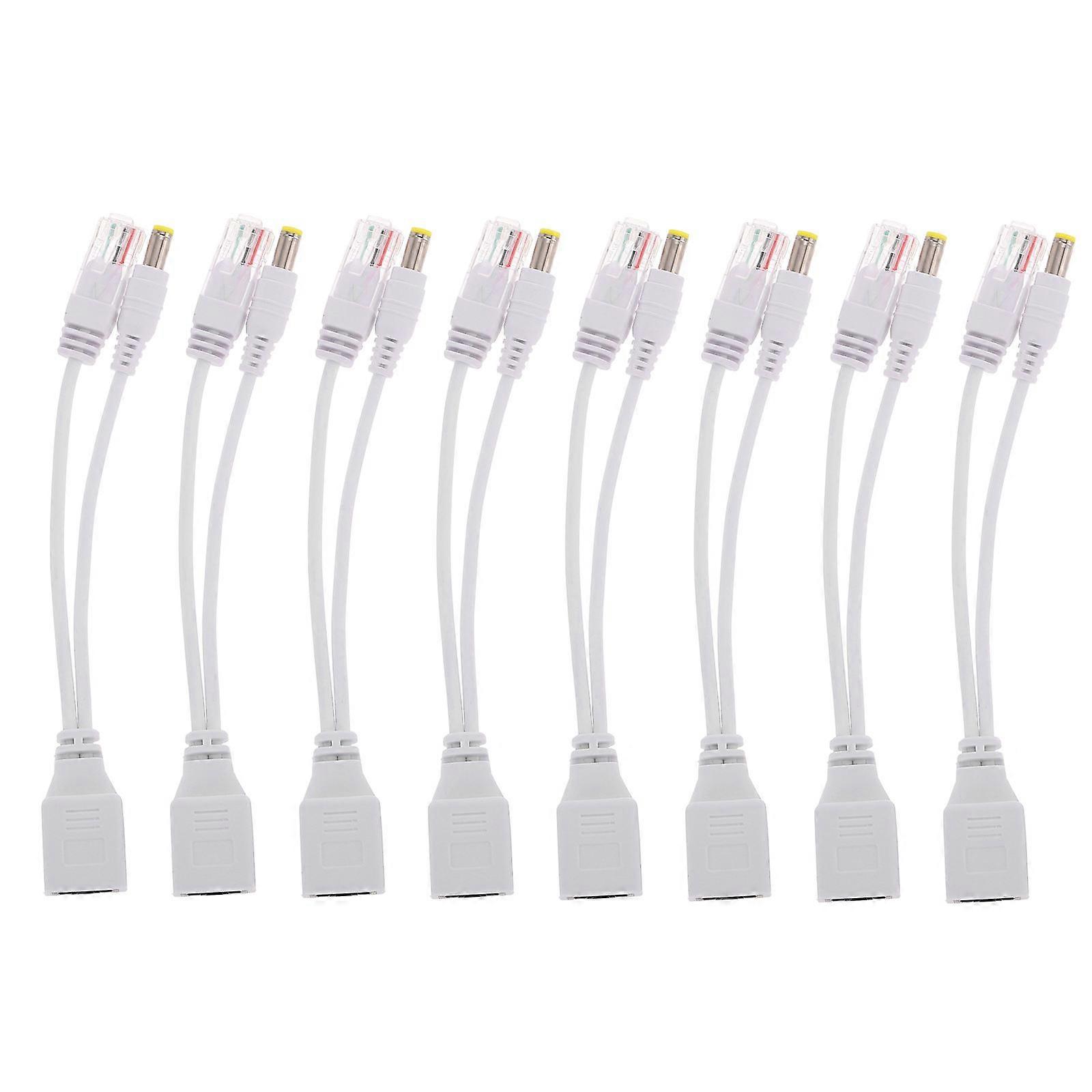 Network Camera Power Supply Splitter Line 12V 40Pcs White
