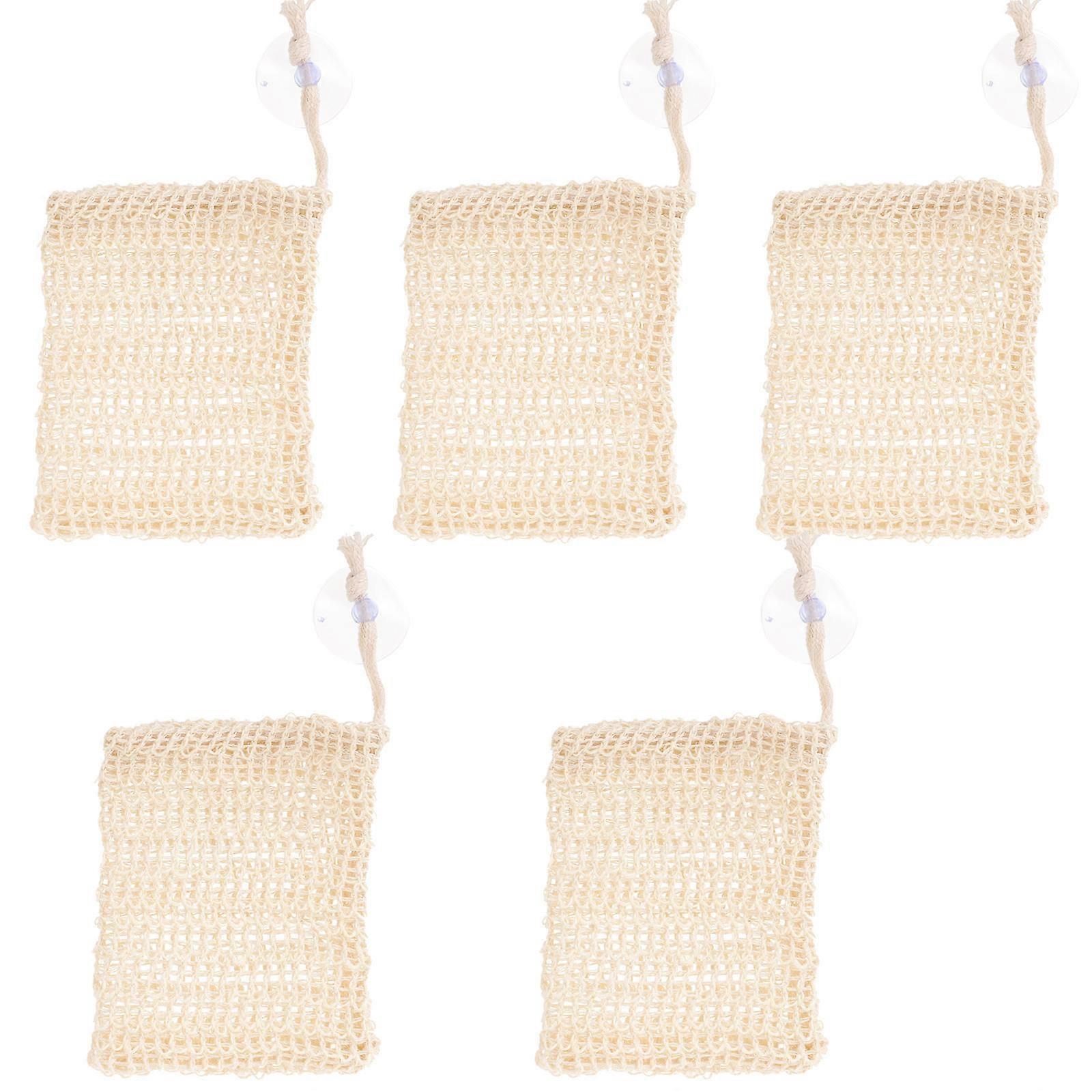 Bar Soap Pouch Exfoliating Soap Bag for Bathing 20Pcs with Drawstring