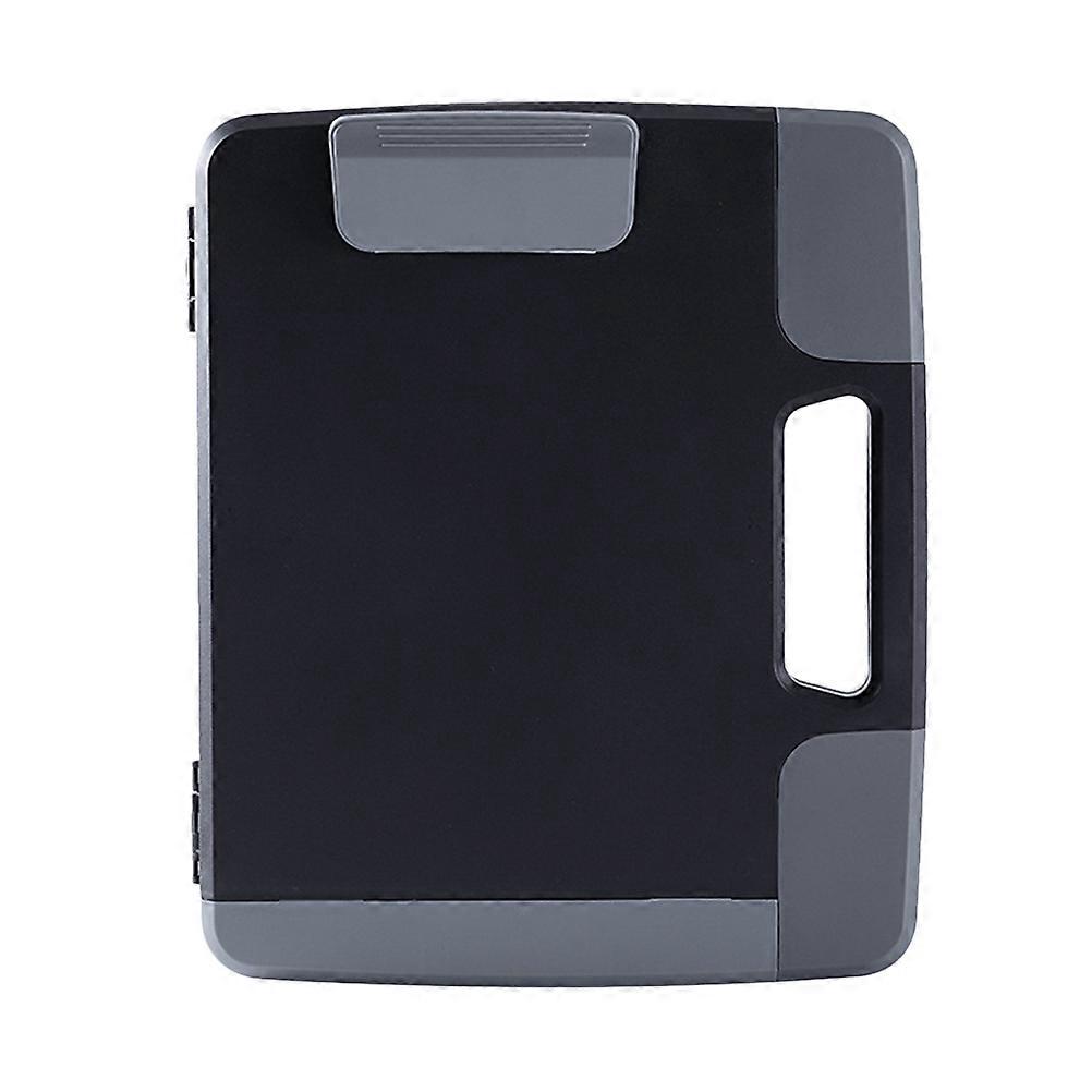Business Document Case Plastic Handle Case Box for File Holding 2Pcs