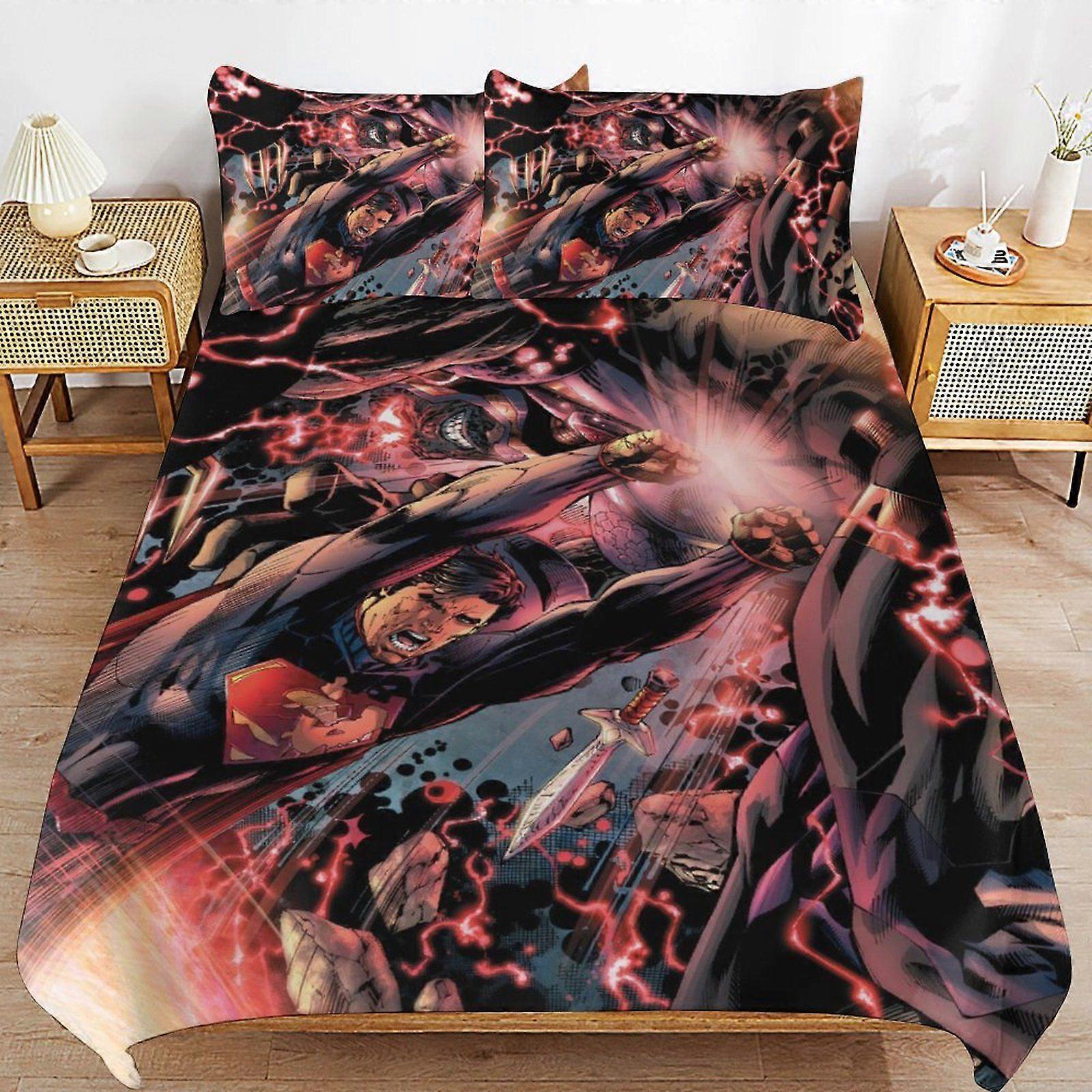 a127 Justice League Durable Easy Care Smooth Finish Bedding Solution Soft Zipper Closure Duvet Cover Sets Choice b127