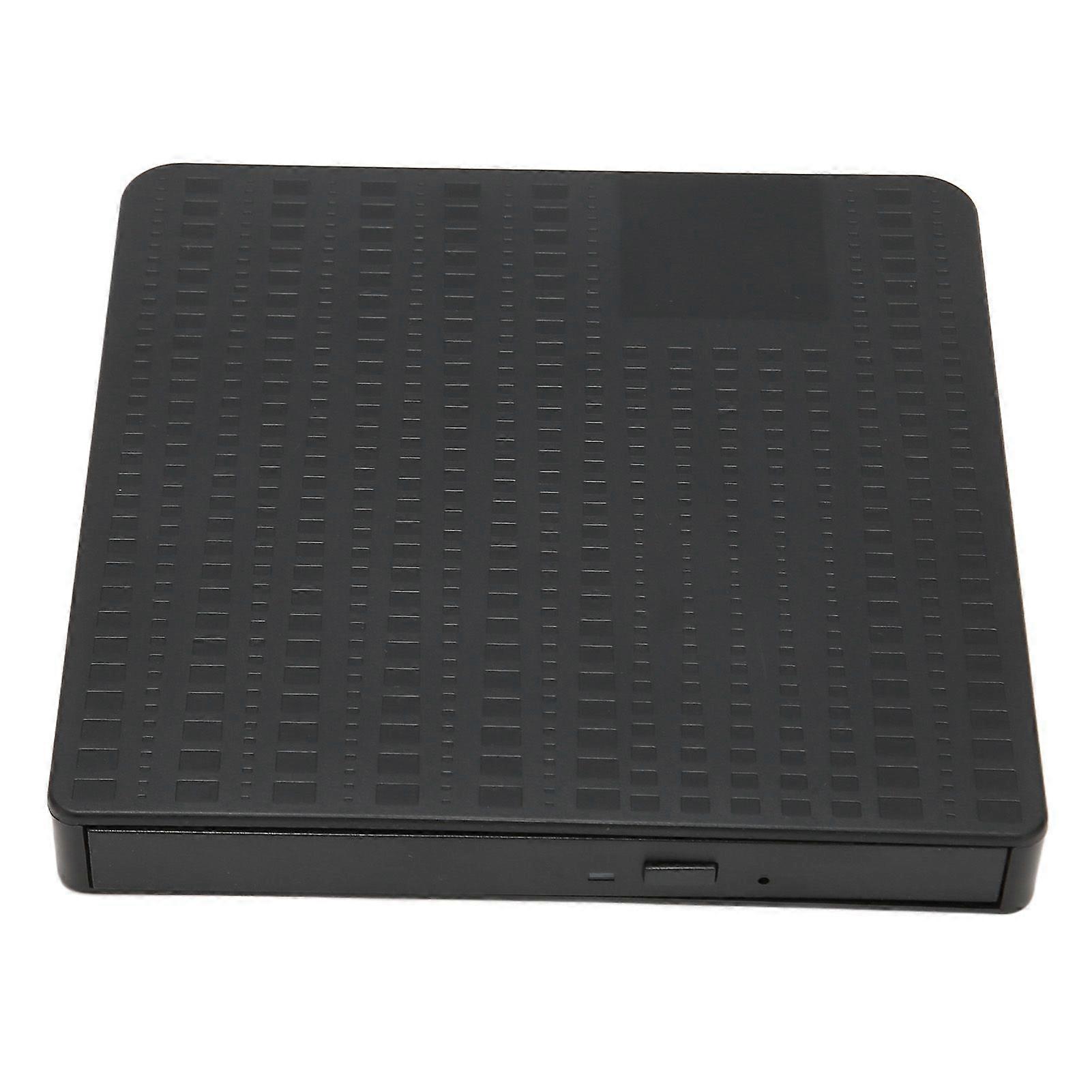 External CD DVD Drive USB3.0 Type C Dual Interface Quiet Fast Transmission CD DVD Burner Reader for Laptop