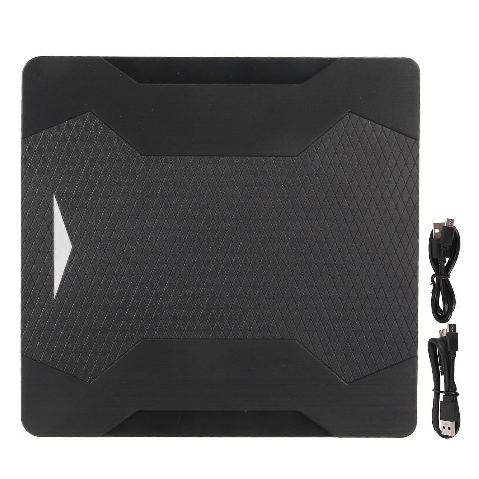 Typc C External DVD Drive Low Noise USB3.0 Plug and Play Writer Burner Player with Light