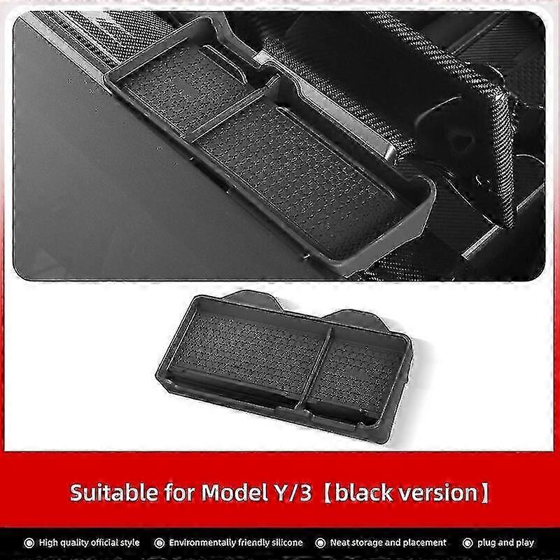 מעולה עבור טסלה Model3 Modely לוח מחוונים סיליקון אחסון משטח יכול לשמש כטלפון מחזיק אנטי להחליק מחצלת רכב פנים אביזרי 2023