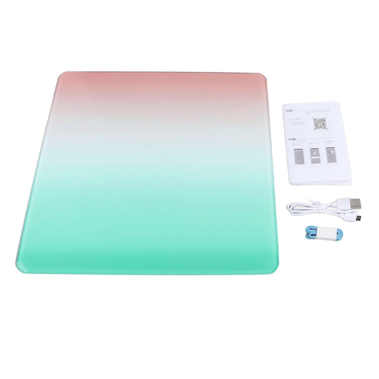 Digital Bathroom Scale for Body Weight High Accuracy USB Rechargeable Bluetooth Portable Smart Scale