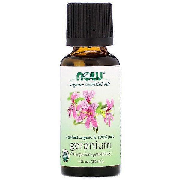 Now Foods, Organic Essential Oils, Geranium, 1 fl oz (30 ml)