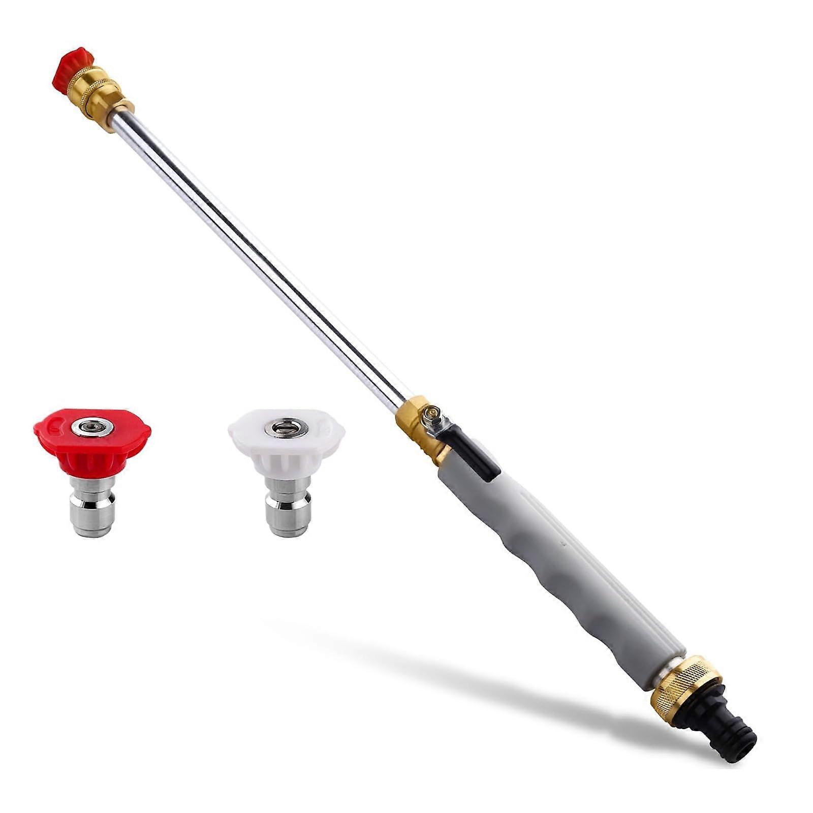 Pressure Water Cleaner Hose Nozzle With 2 Nozzles And Outdoor Quick Connector For Outdoor Cleaning Jet Nozzles