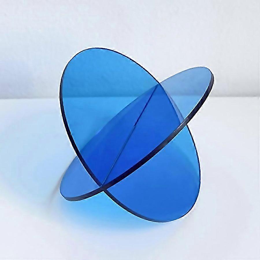 For Translucent Cross Circle Studio Background Ornament Photo Props Blue