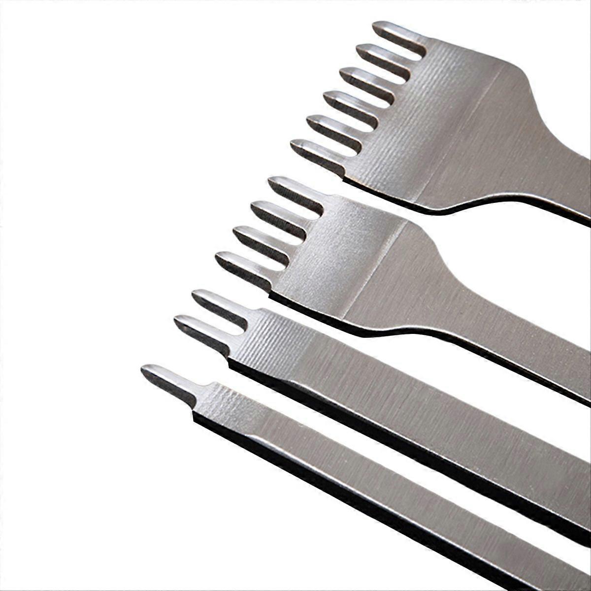 1 Set Basic Leather Diamond Chisel Punch Iron Punch Tool