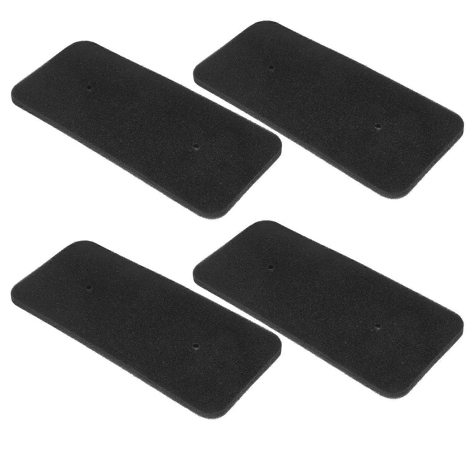 Sponge Filter for Dryer Vent Featuring Reusable Function 8Pcs Black