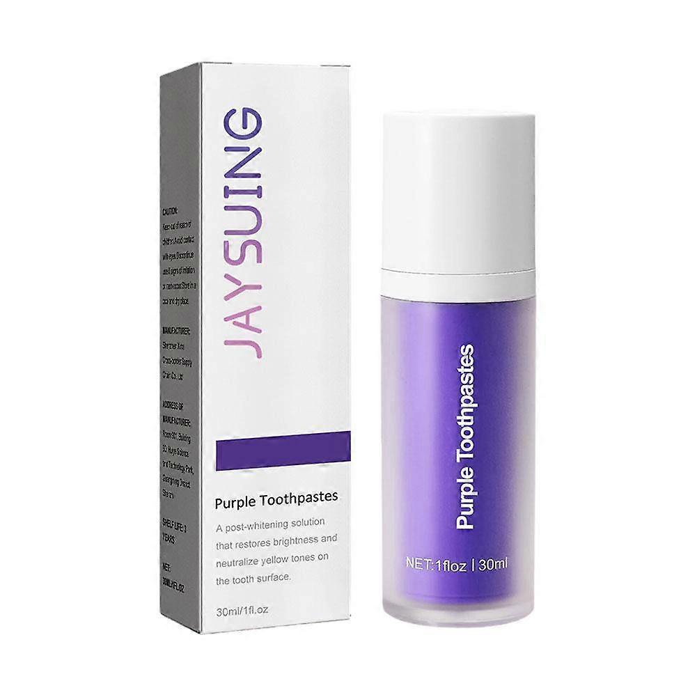 V34 Purple Whitening Toothpaste - 30ml Advanced Corrective Technology