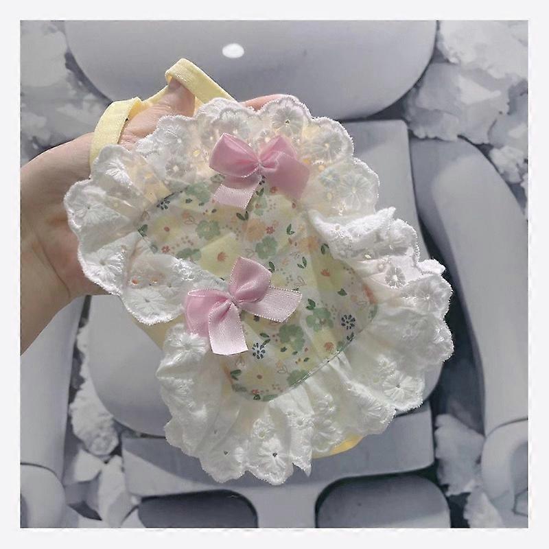 Marzis Pet Cute Floral Strap Elastic Lace Spring/Summer Edition Dog and Cat Clothes Small Body