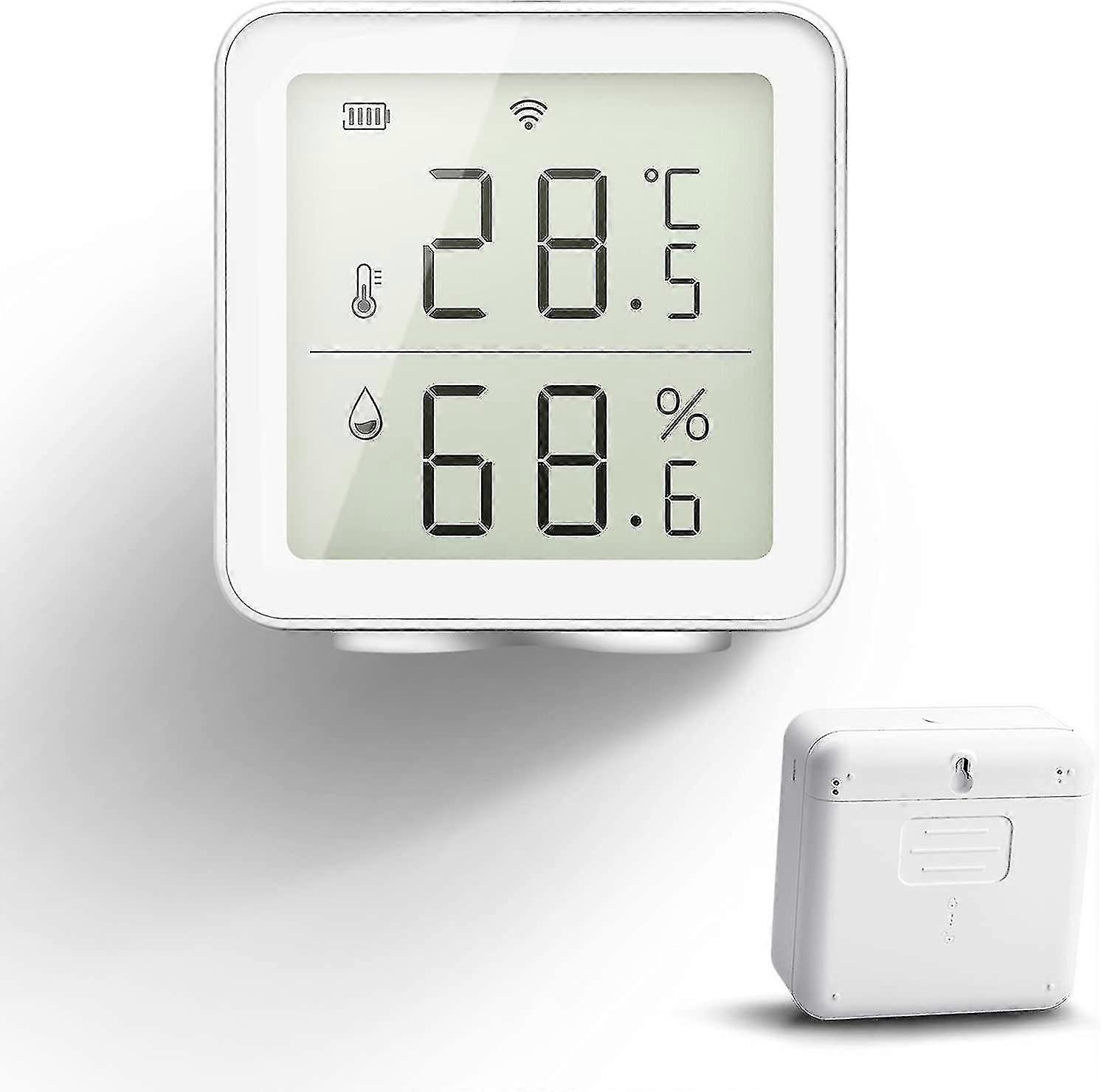 Smart Wifi Thermometer Hygrometer Compatible With Digital Temperature