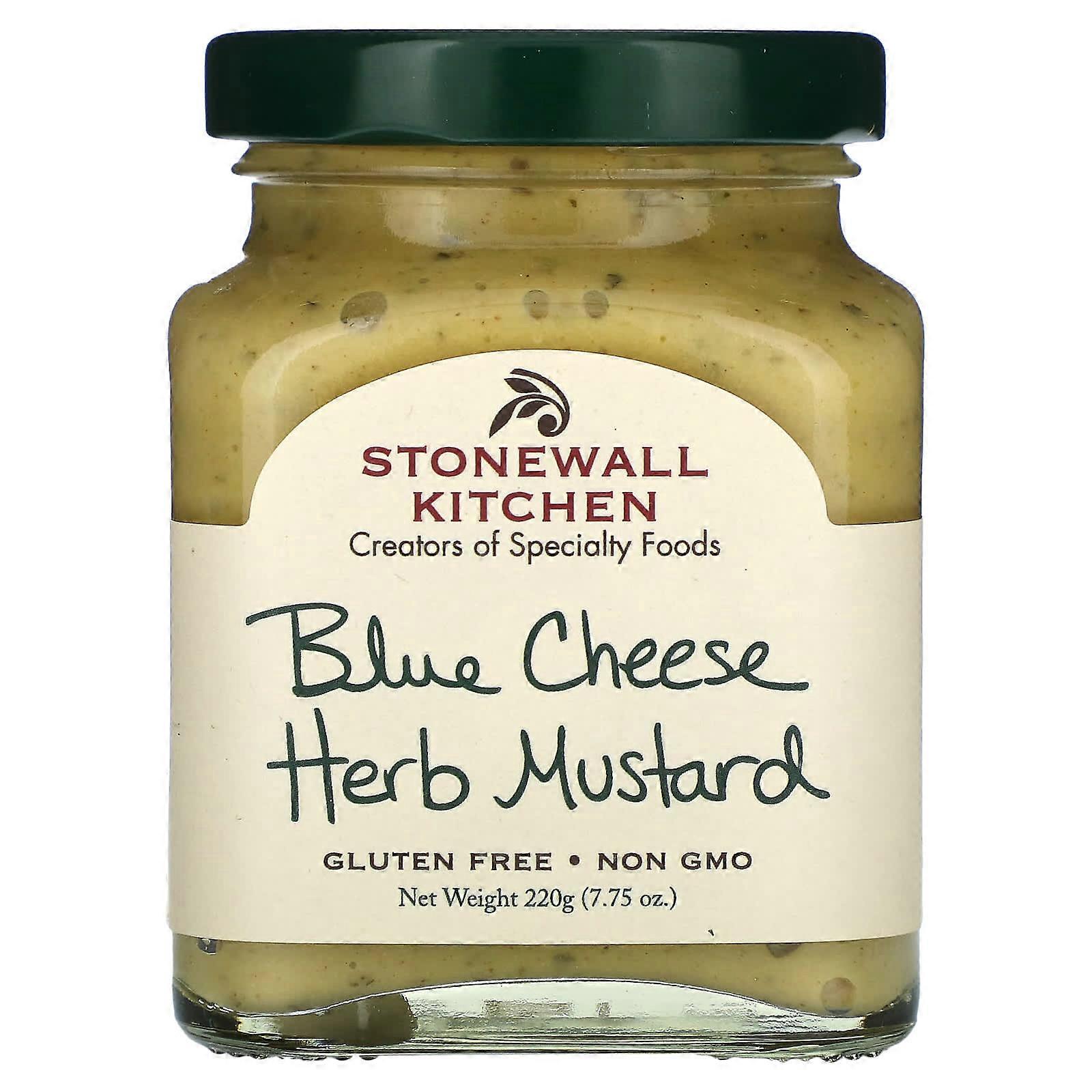 Blåmuggost- og urtesennep, 220 g