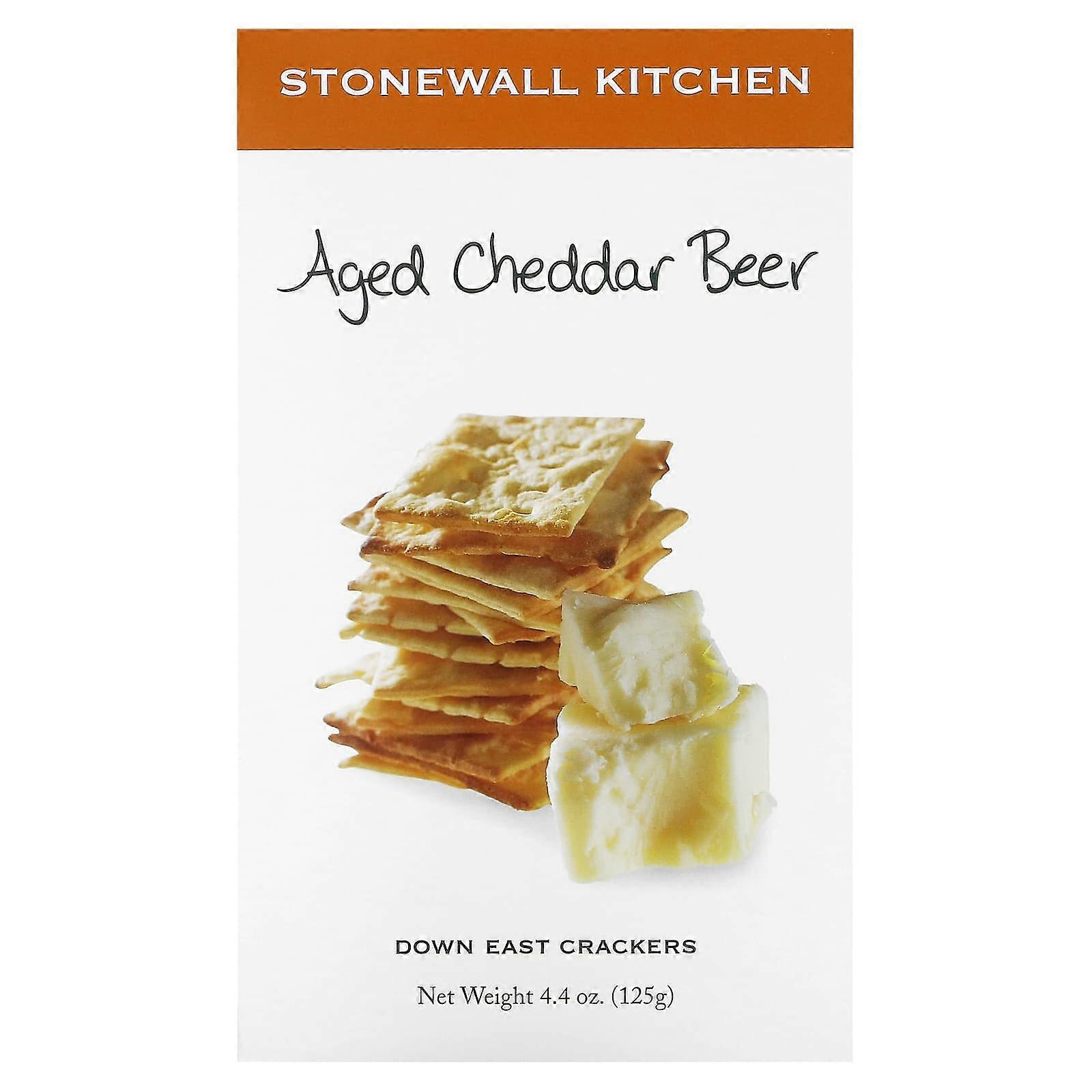 Down East Crackers, Aged Cheddar Beer, 4.4 oz (125 g)