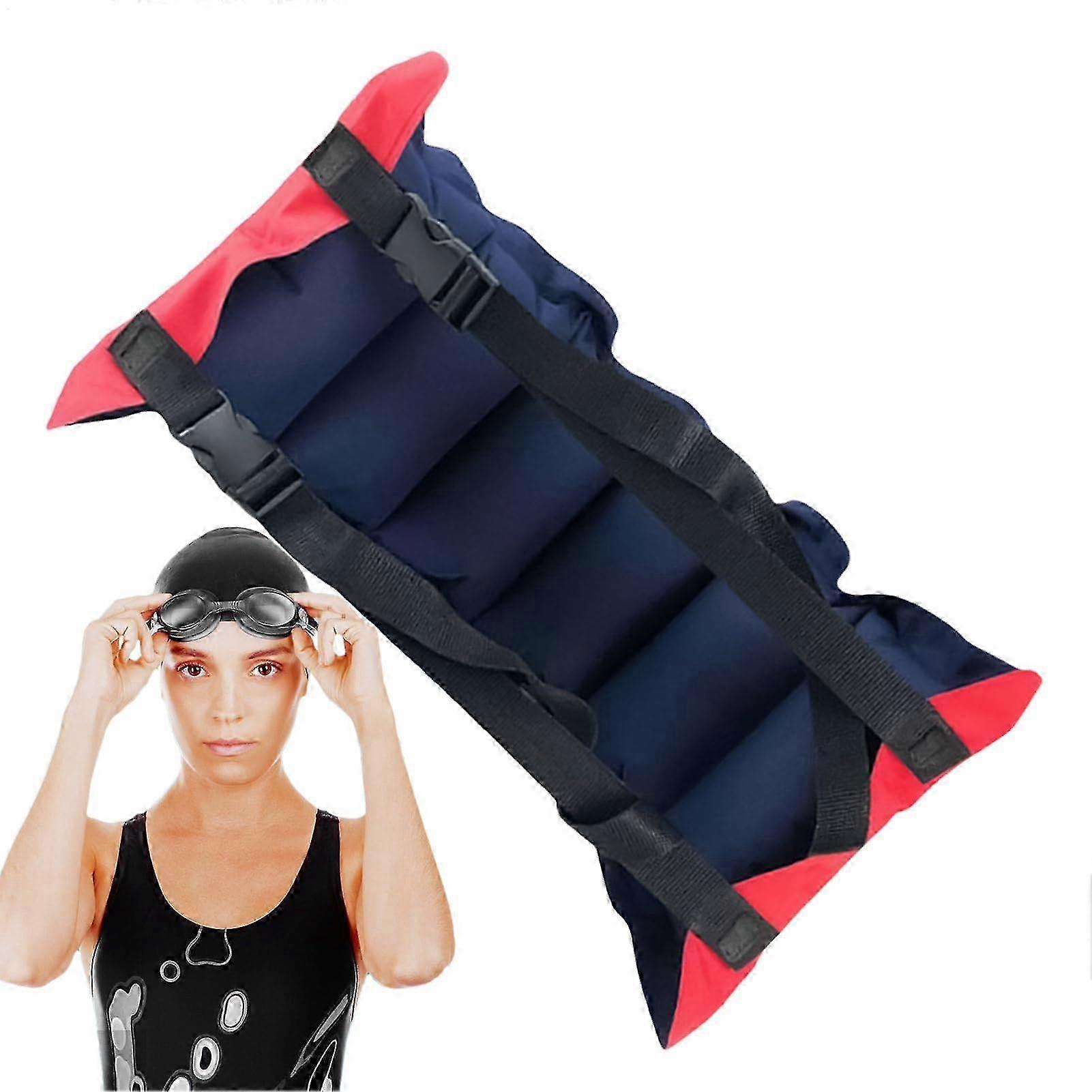 Swim Belt for Adults, Adjustable Buoyancy Belt with Buckle  Foldable Training Equipment for Outdoor Water Practice and Teaching.