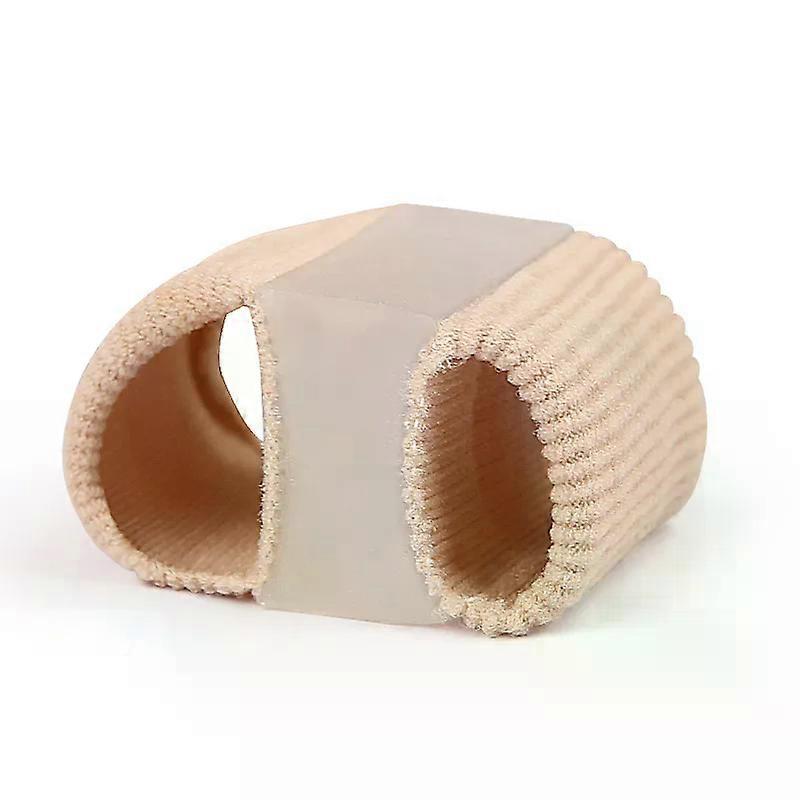 Gel Bunion Toe Separators W/Fabric Lining for Big Toe, Silicone Toe Spacers Bunion Correctors for Overlapping Toe Protector