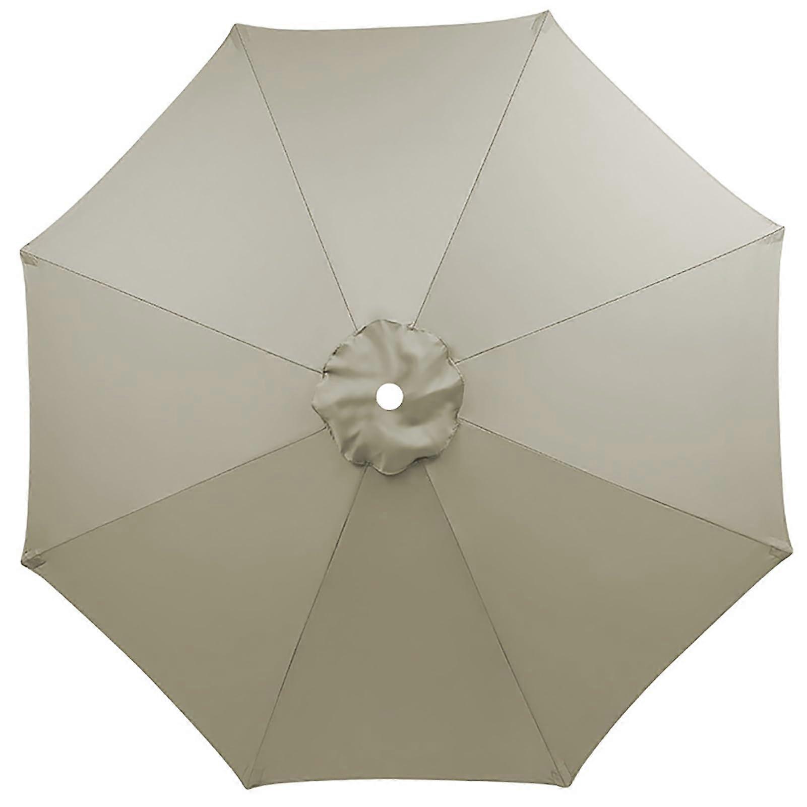 Patio Umbrella Replacement Canopy For 6/8Rib Umbrellas UVResistant Fabric Canopy Only Garden Beach Backyard