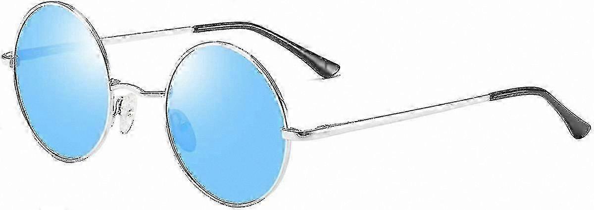 Unisex Round Polarized Sunglasses with Retro Style