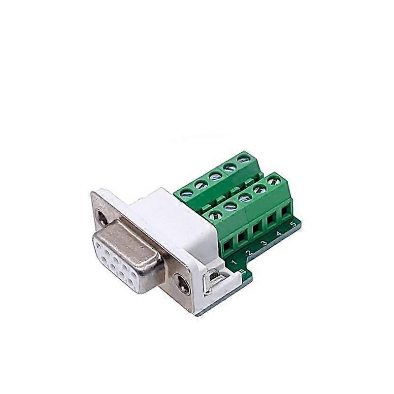 DB9 Connector Terminal Module RS232 RS485 Adapter Signals Interface Converter Male Female COM DSub 9 Pin Golden Female