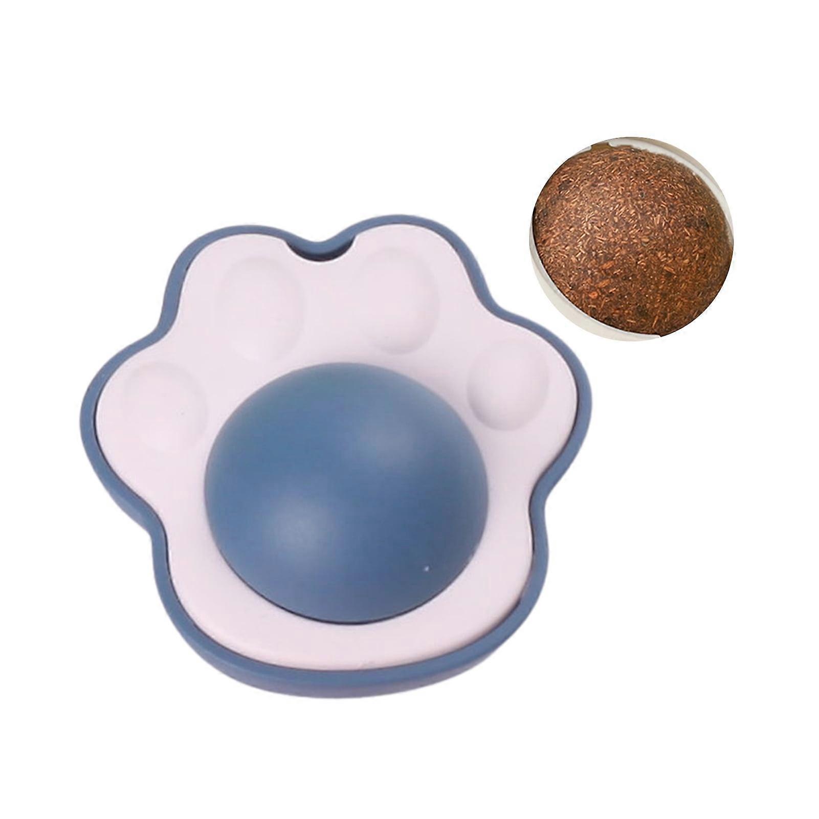 COOLL Catnip Ball - Bite-Resistant, Smooth Edge, Rotating, No Preservatives, Easy Install, Relieves Boredom, Oral Care, Edible Lick Toy, Compatible