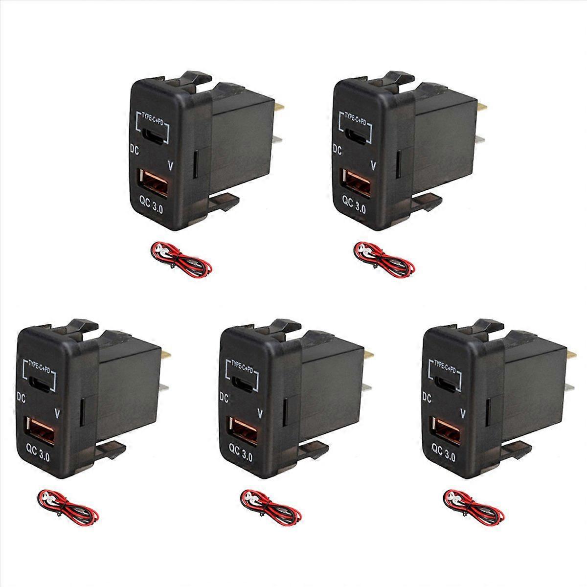 Car Fast Charger Adapter with Voltmeter for Land Cruiser