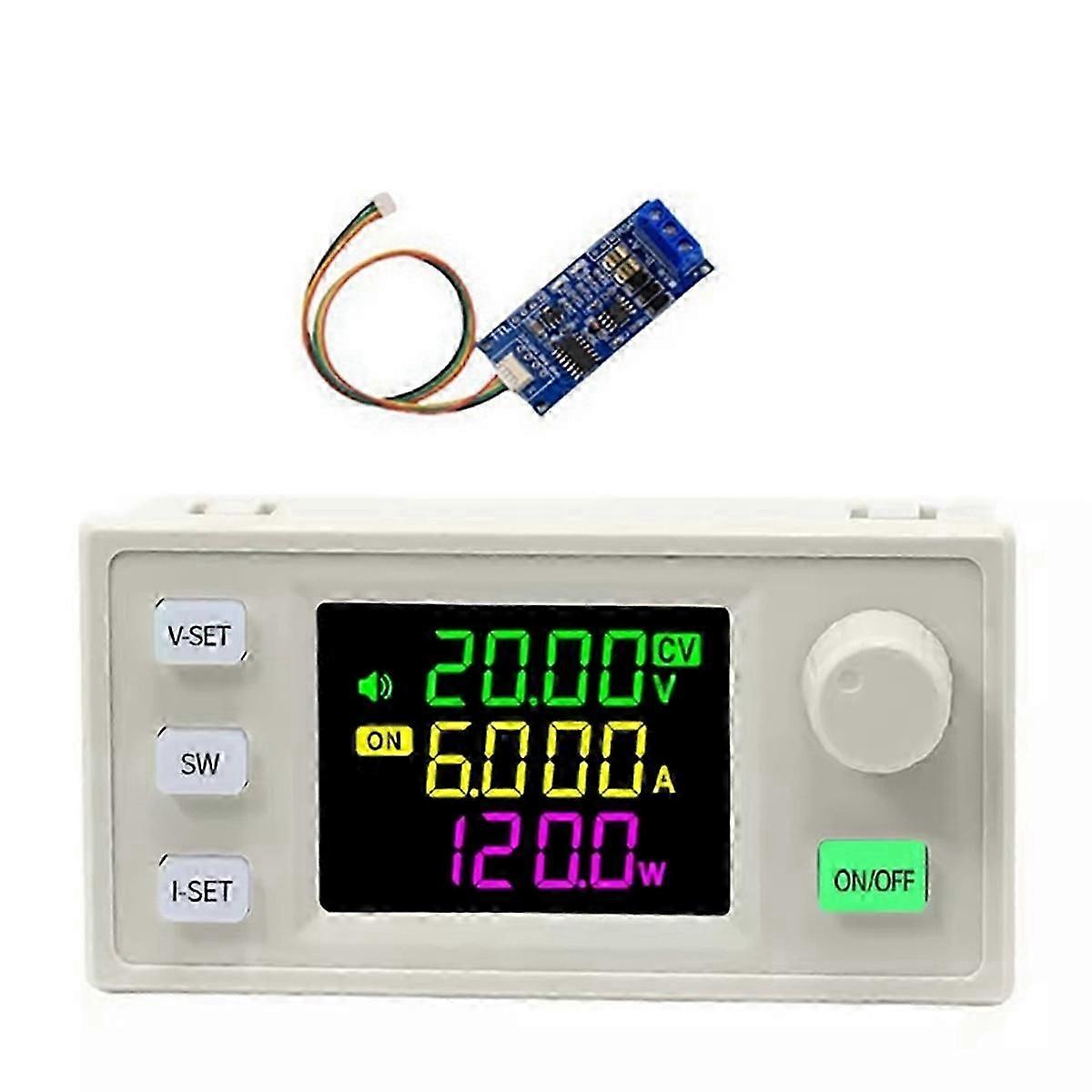 SK120X CNC DC Regulated Power Supply+K485X Module DC-DC Step Up/Down Bench 6-36V to 0-36V 120W USB S
