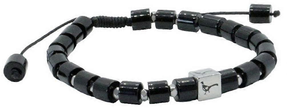 David Van Hagen Pheasant Bead Agate Bracelet - Black