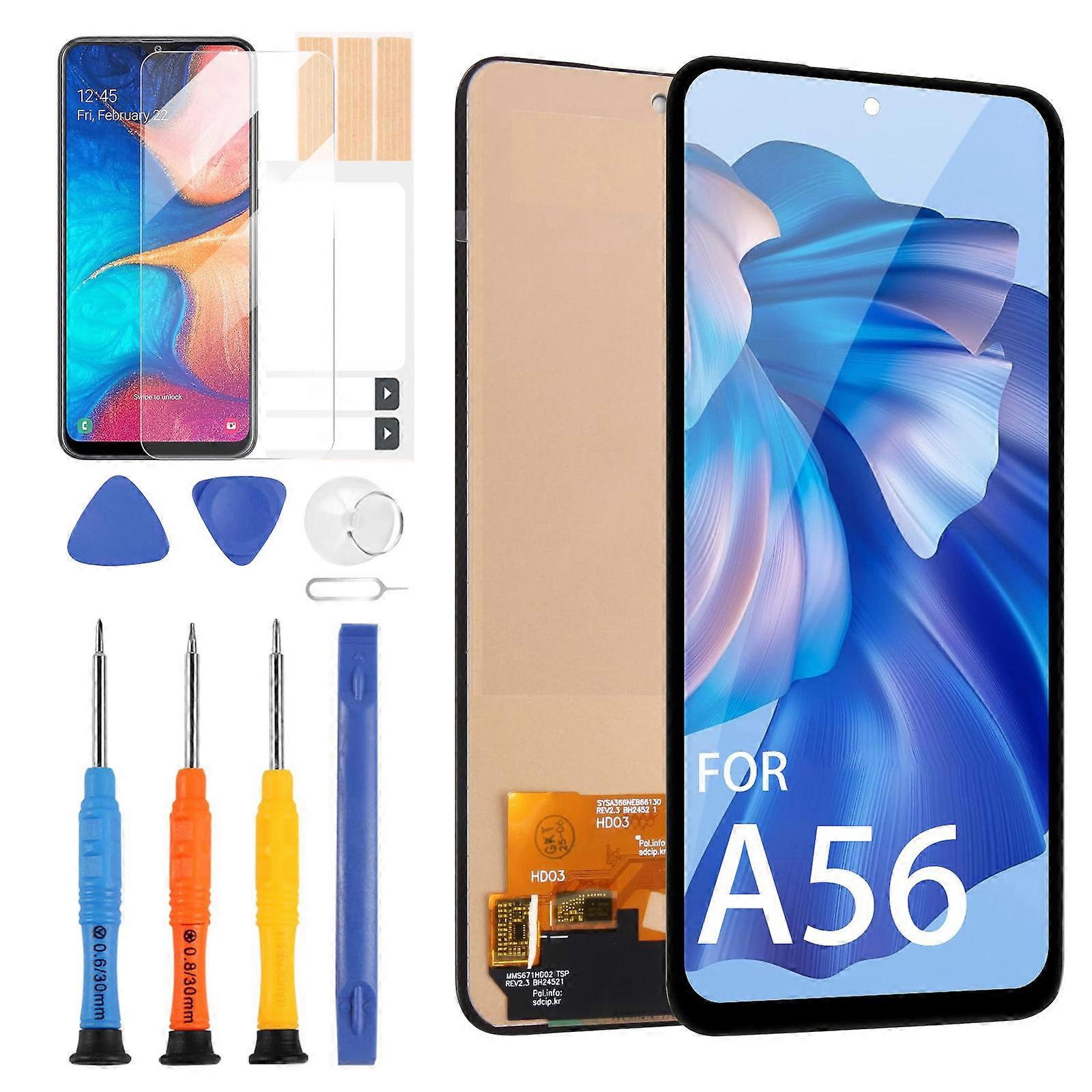 Sparkling and LCD Touch Panel Replacement For A56 Including Professional Installation Multicolor