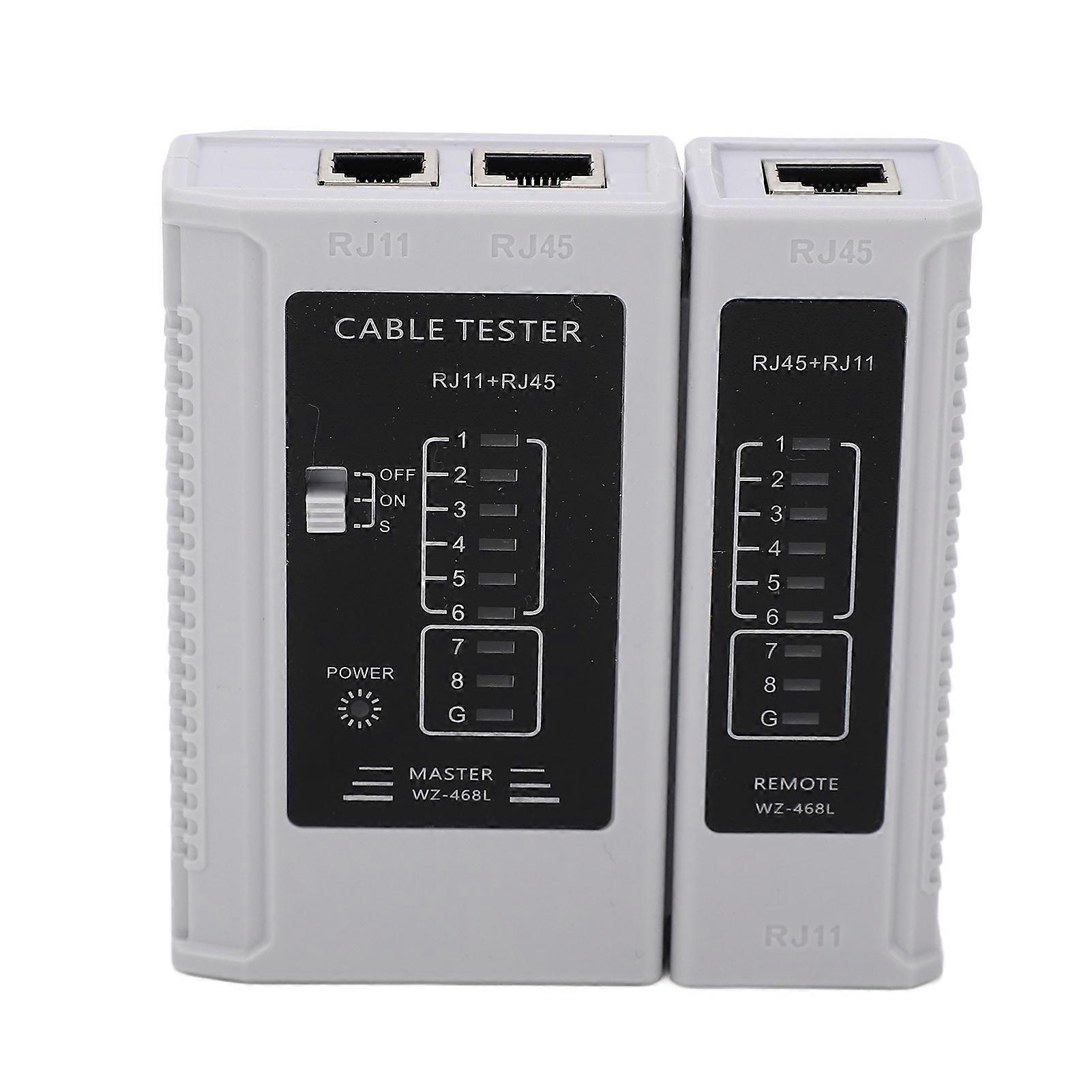 Kit di strumenti di rete 9 in 1 Strumento combinato per cavo di rete portatile con custodia per connettore RJ45 RJ11 RJ12