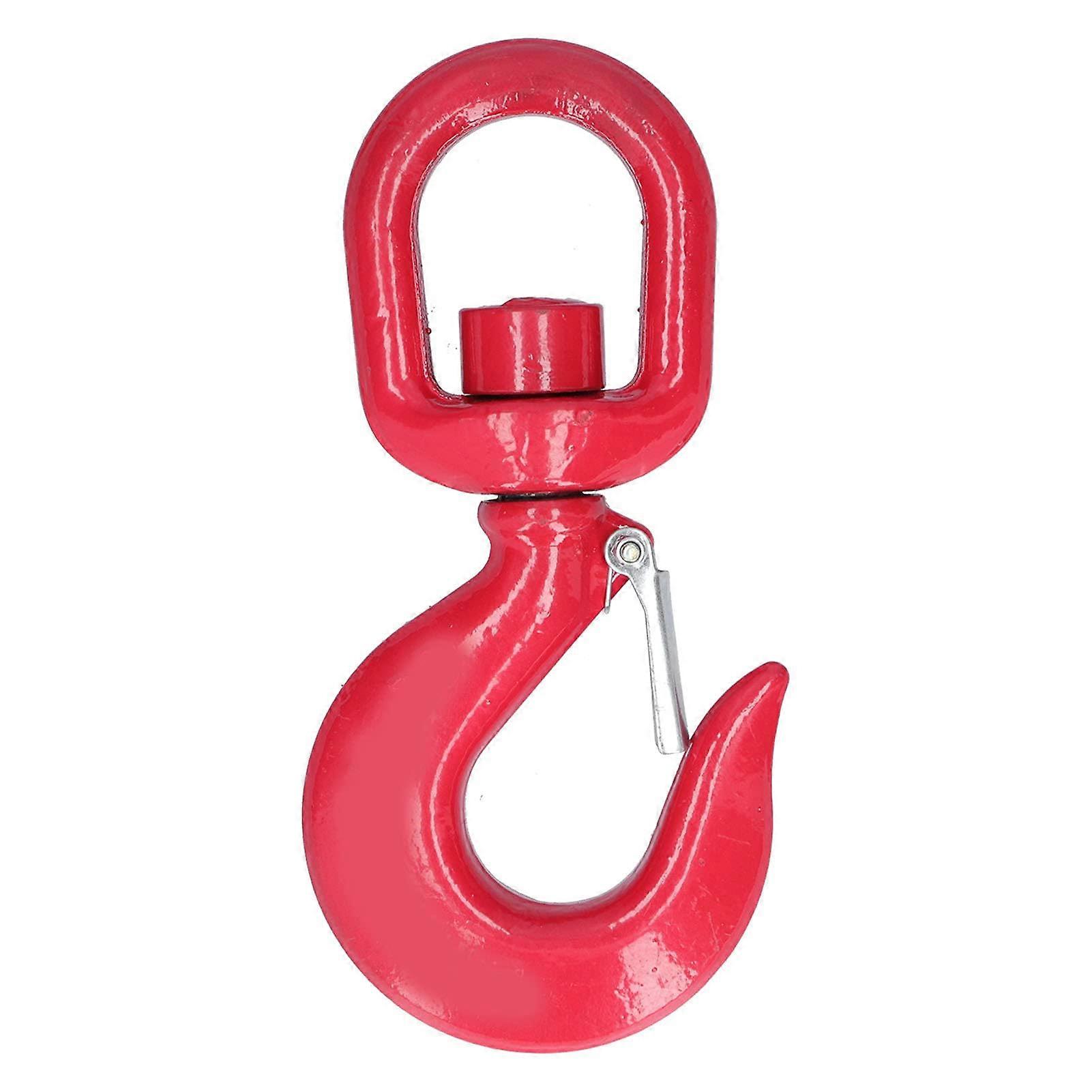 3 Tons Crane Hook Steel Rotating Hook 360 Rotation L Opening 12 Tons Breaking Force For Factory Port