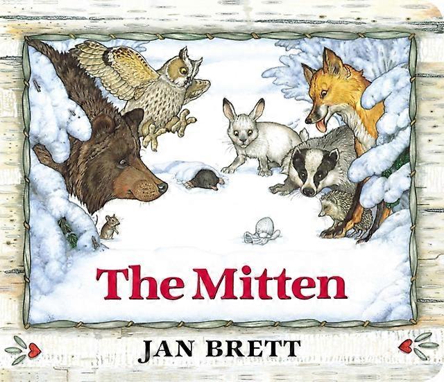 The Mitten by Jan Brett Board book Book
