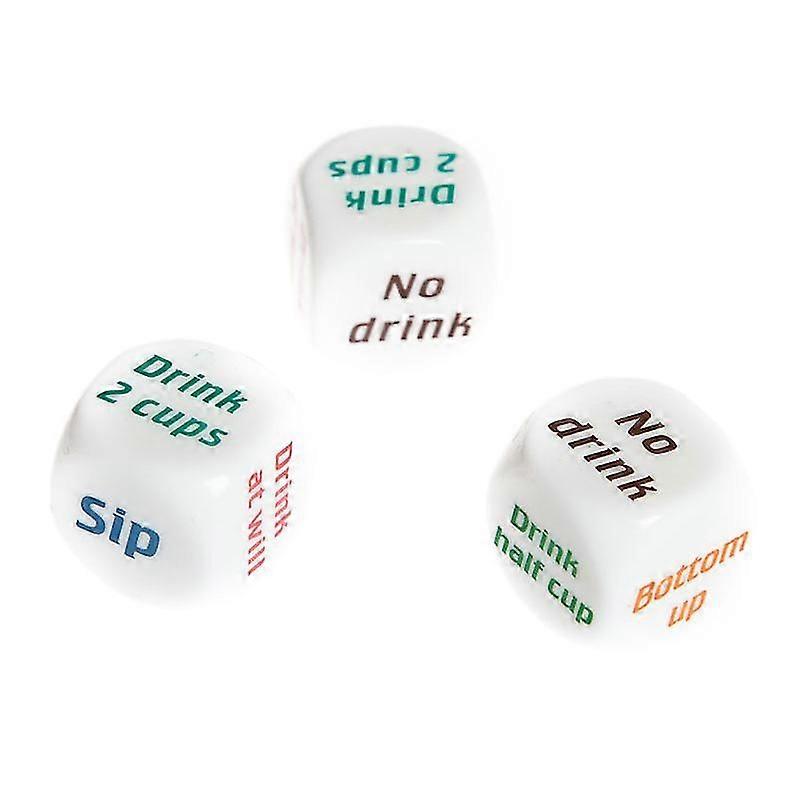 3-pack Dice For Party Drink Game