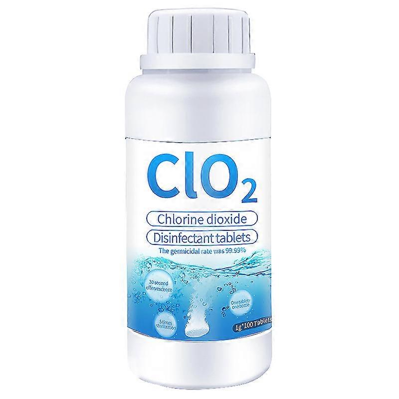 200 tabletas de ClO2 para el control de bacterias en agua
