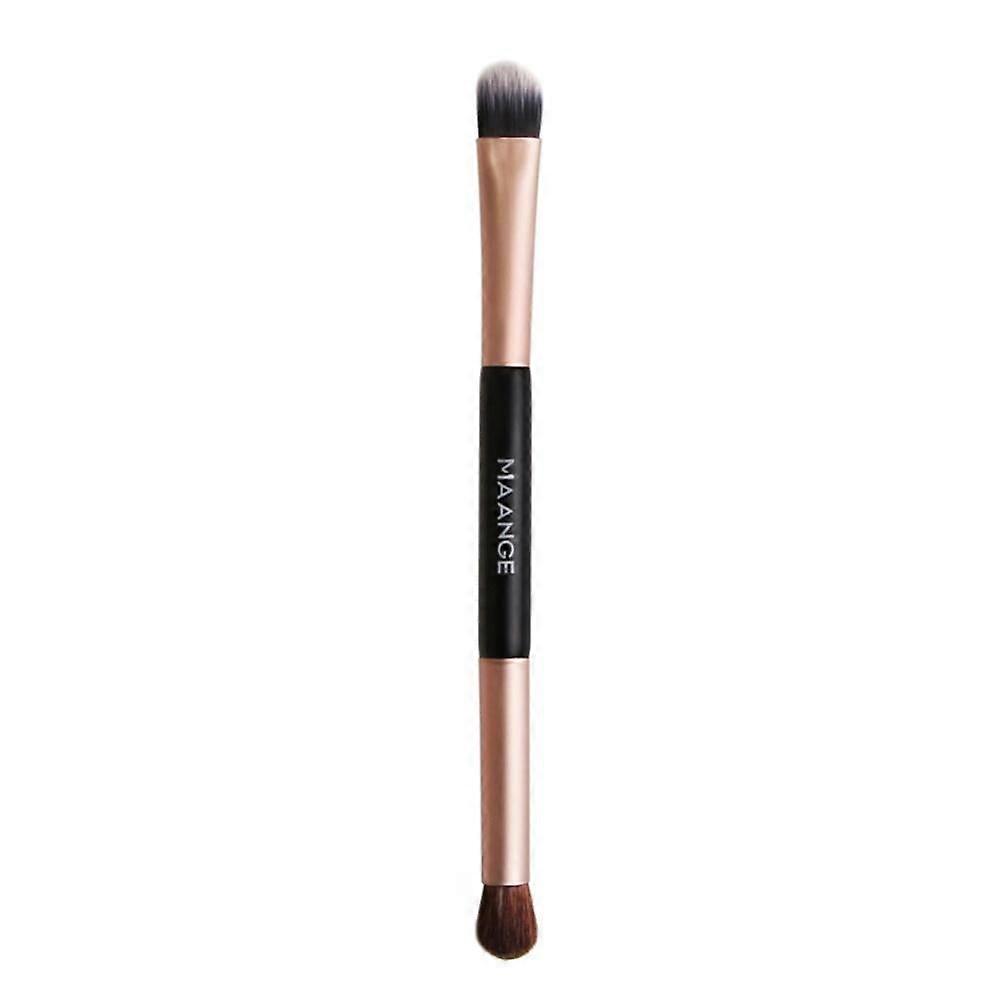 Pretty Comy Double-head Eye Shadow Blush Brush Soft Bristles Easy To Apply Double-end Eyeshadow Brush